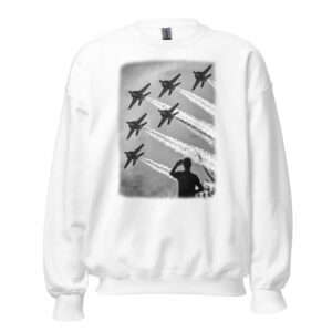 Blue Angel Pullover Sweatshirt – Gildan 18000 – White Comfy Fleece