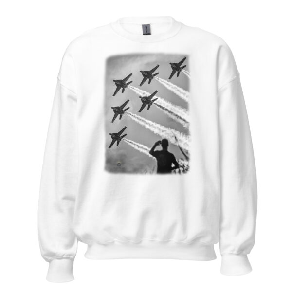 Blue Angel Pullover Sweatshirt – Gildan 18000 – White Comfy Fleece