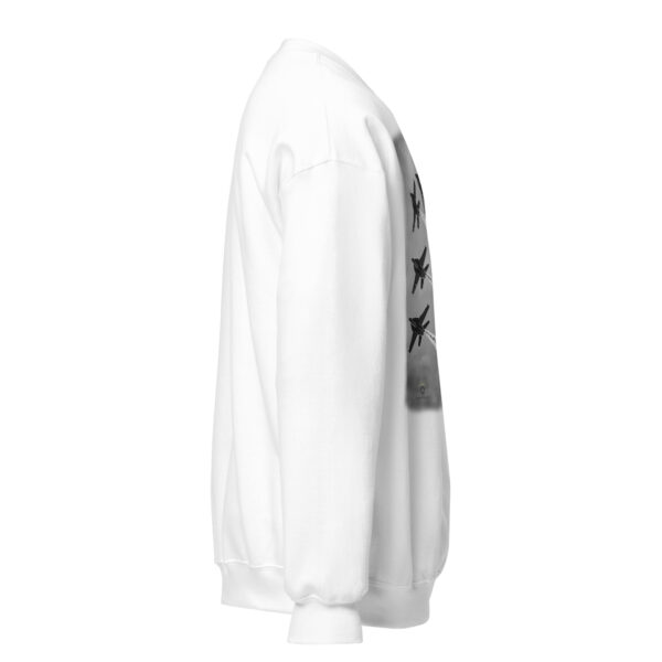 Blue Angel Pullover Sweatshirt – Gildan 18000 – White Comfy Fleece - Image 3